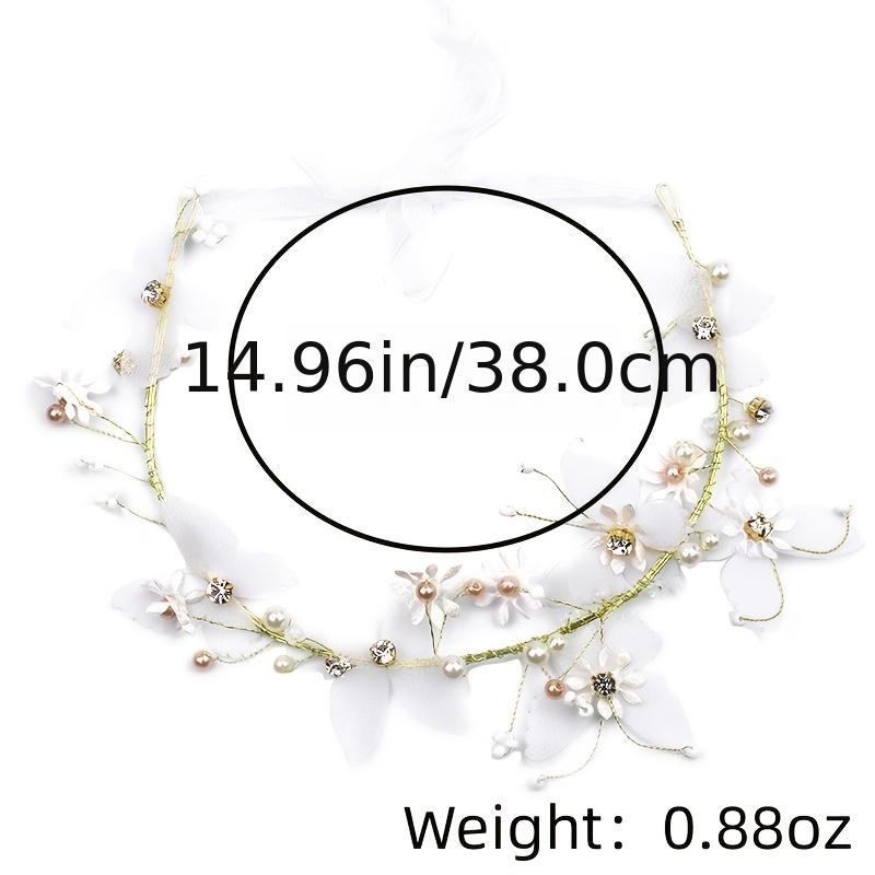Butterfly Pearl Bride Hairbands Wedding Headband Hair Accessories Bridal Tiara