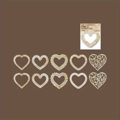 10pcs Lace Border Landscaping Paper for Journal DIY Decorating