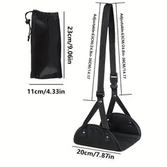 Portable Airplane Footrest Hammock for Comfortable Travel
