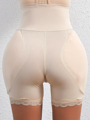 Lace Trim High Waist Shaping Panties Tummy Control Butt Lifting