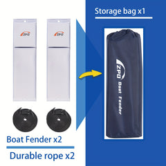 ZPO Boat Fender 2 Pack with Ropes 60 96X15 24X6