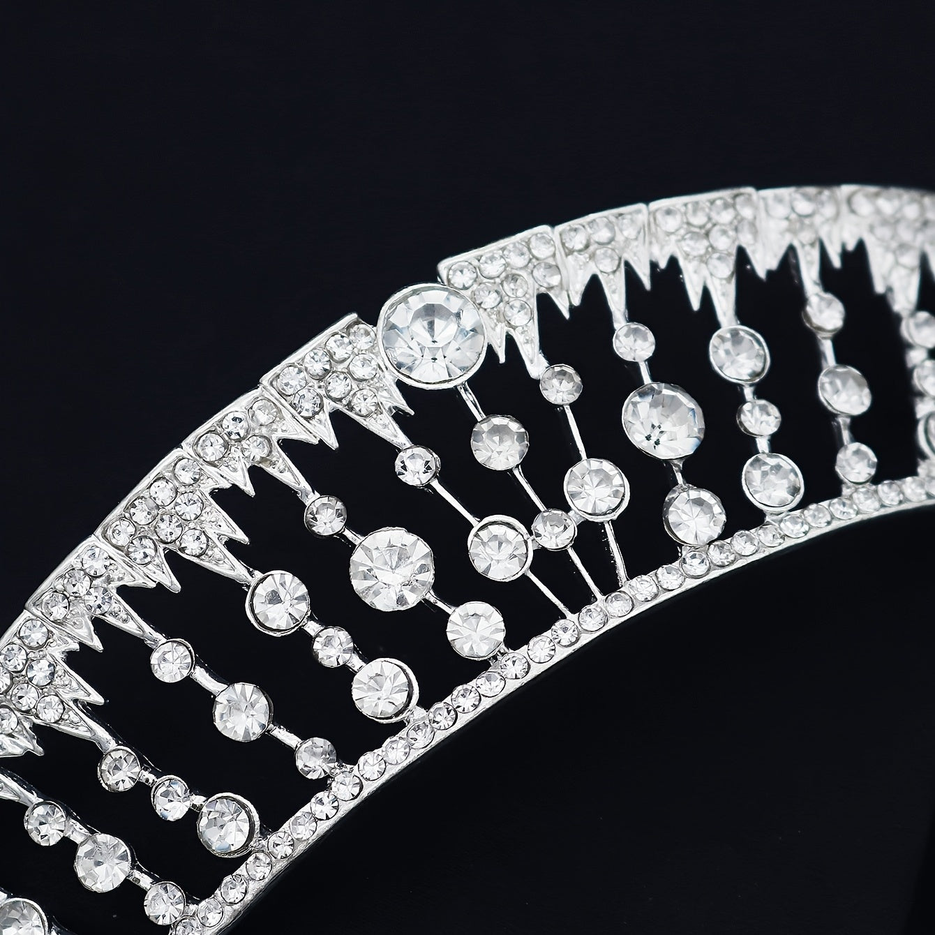 Crystal Tiara Hairband for Bride Wedding Party