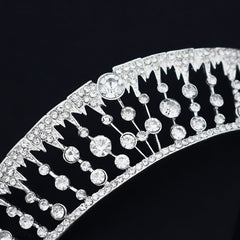 Crystal Tiara Hairband for Bride Wedding Party