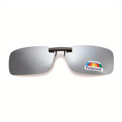 Photochromic Clip On Sunglasses Rimless Anti Glare Driving Glasses
