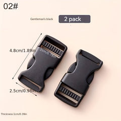 2pcs Adjustable Side Release Buckles Repairing No Sewing Clips S