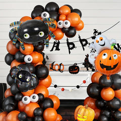 Halloween Balloons Garland Kit Orange Halloween Balloons Arch Kit