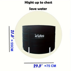 Portable Bathtub Soaking Tub Folding Bathtub Ice Bath Tub