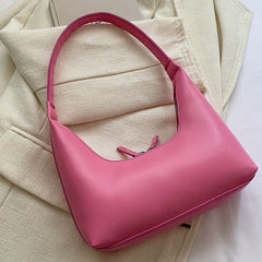 Pink Crescent Hobo Bag Women's Handbag & Shoulder Purse