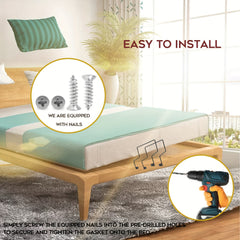 2pcs Mattress Retainer Bar - Prevent Mattress Sliding Stopper