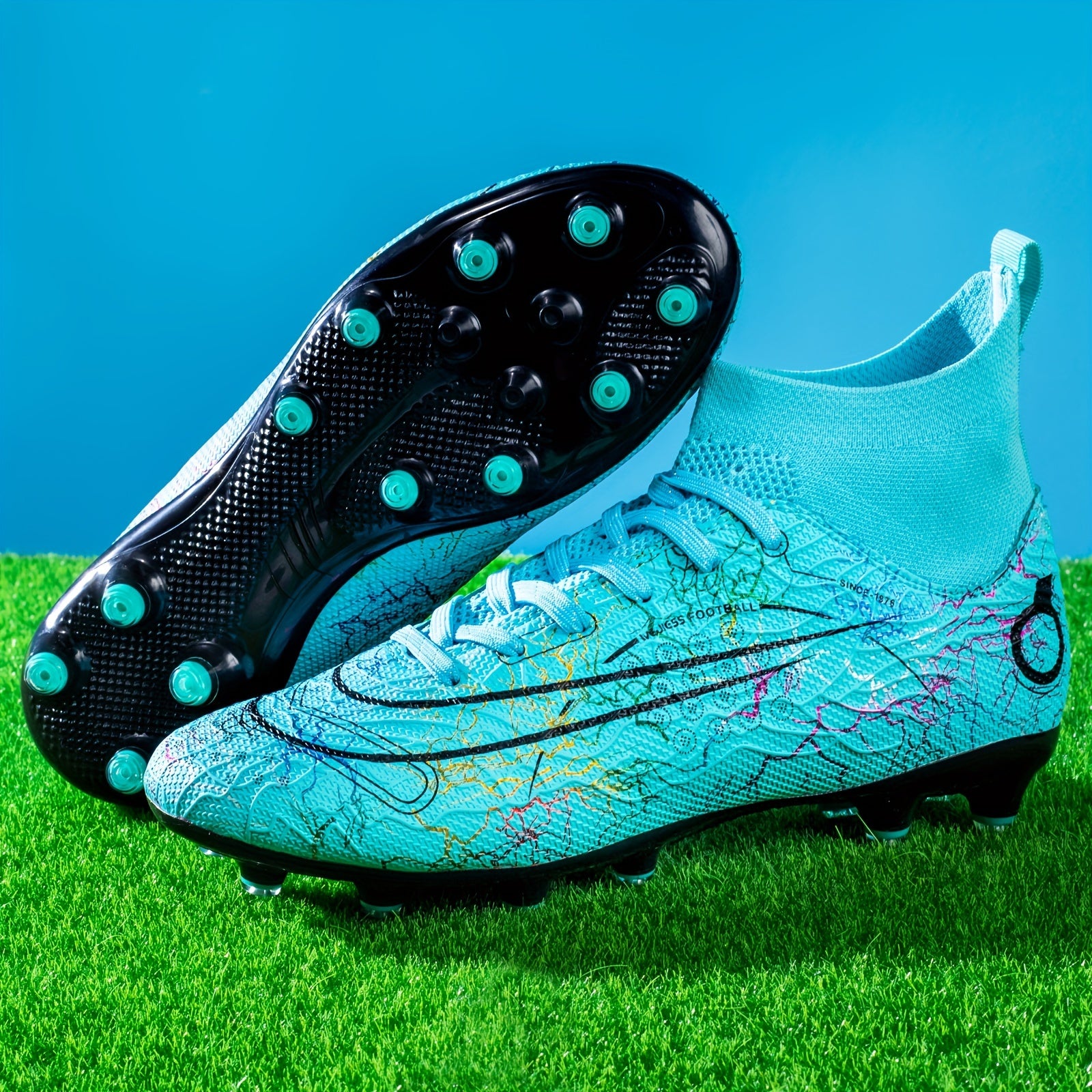 Professional Training Soccer Spikes Cleats Non Slip Lightweight Shoes