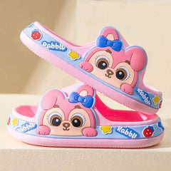 Cartoon Animal Slippers Easter Rabbit Bunny Beach Pool Shower Shoes For Kids