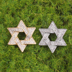 Hexagon Star Brooch Men's Suit & Jacket Accessory