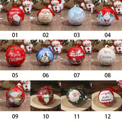 Christmas Candy Box Kindergarten Elf Ball Cartoon Round Small Candy Box
