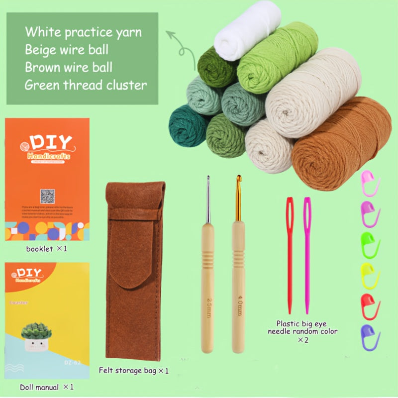 Crochet Material Package with English Instructions
