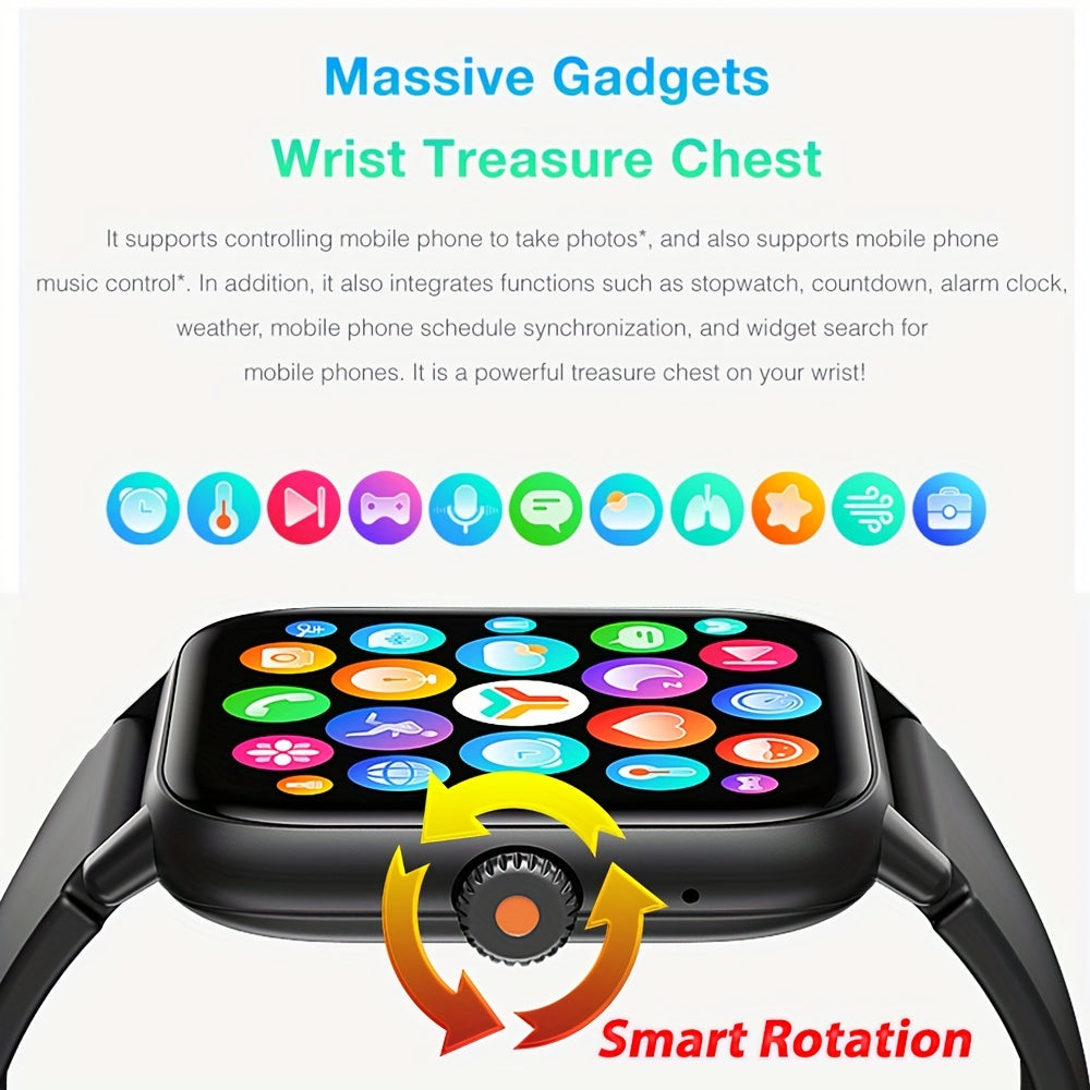 Smartwatch Fitness Tracker Blood Oxygen Heart Rate 100 Watch Faces Waterproof