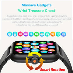 Smartwatch Fitness Tracker Blood Oxygen Heart Rate 100 Watch Faces Waterproof