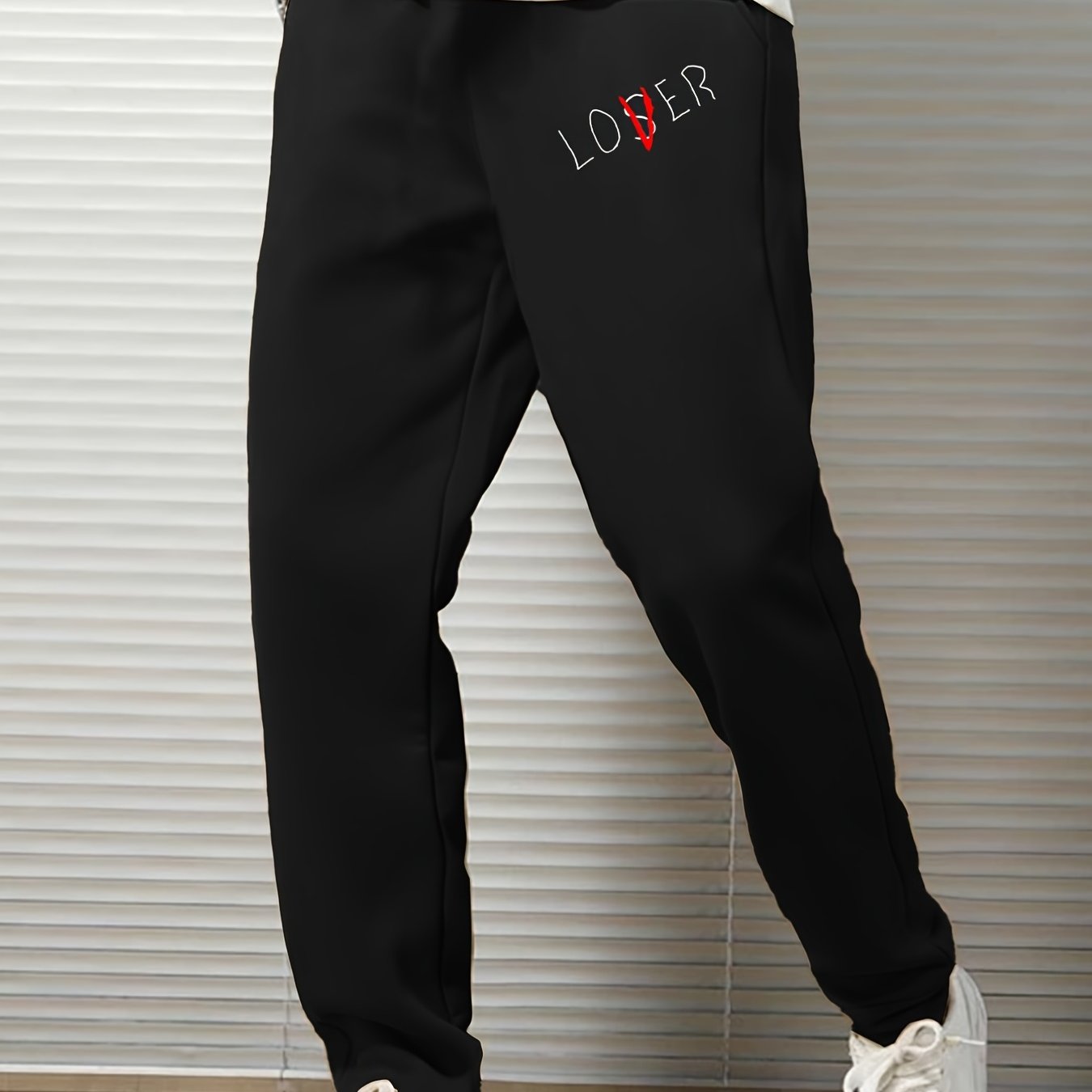 Lover Graphic Sweatpants Men's Stylish Jogger Pants