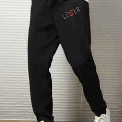 Lover Graphic Sweatpants Men's Stylish Jogger Pants