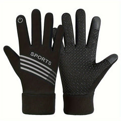 Winter Non slip Warm Gloves, Touch Screen Waterproof for Hiking Skiing Fishing