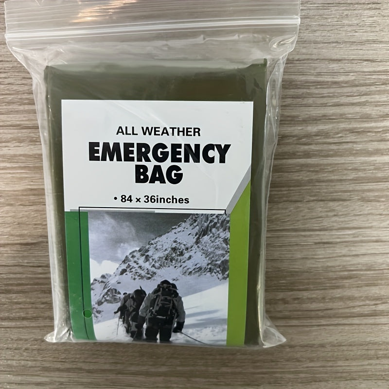 PE Insulated Emergency Sleeping Bag Orange Outdoor