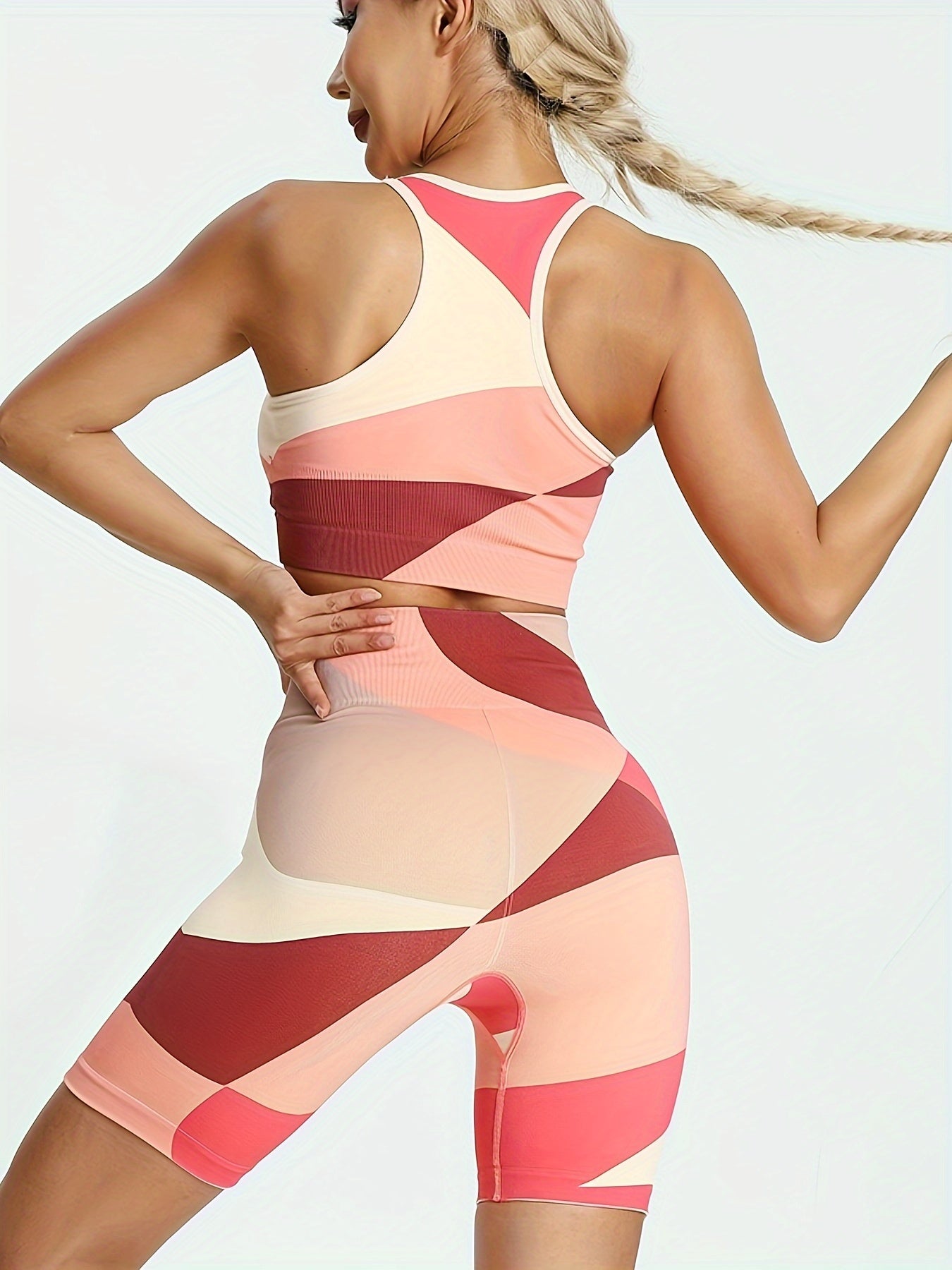 Women's Yoga Set Tank Top & Slimming Shorts for Fitness Gym