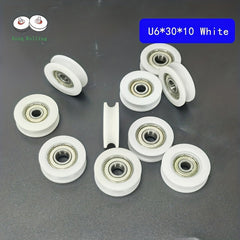 10pcs 626 & 608 Plastic Coated Bearings POM Sliding Roller 30x10mm Bore 6mm