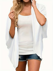 Casual Kimono Women's Plus Sheer Cardigan