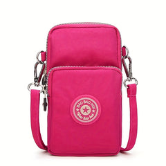 Mini Nylon Crossbody Bag Women's Pocket Phone Purse 7 1 3 9 Inch