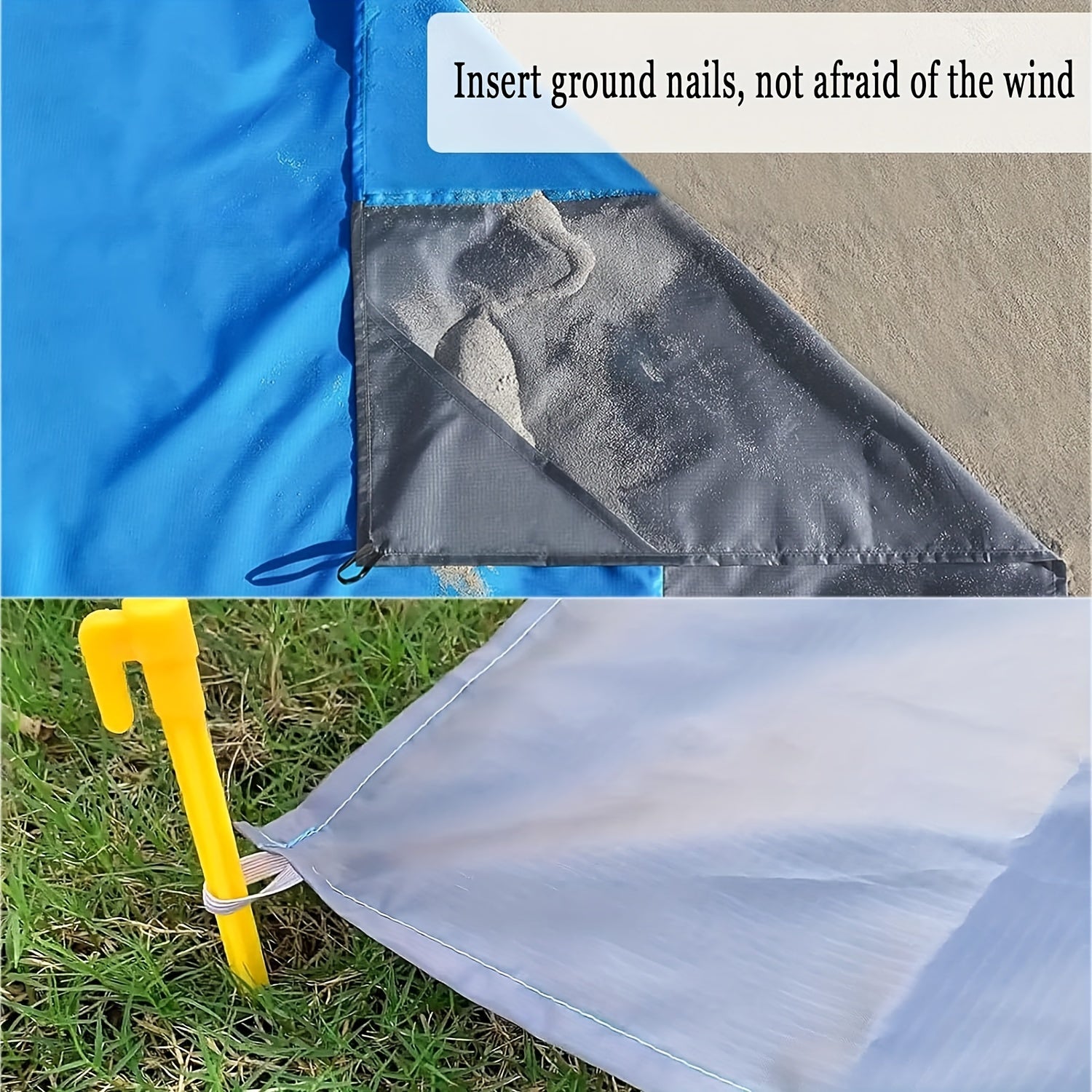 Waterproof Beach Mat 140 200 210T Polyester Sandproof Easy To Clean