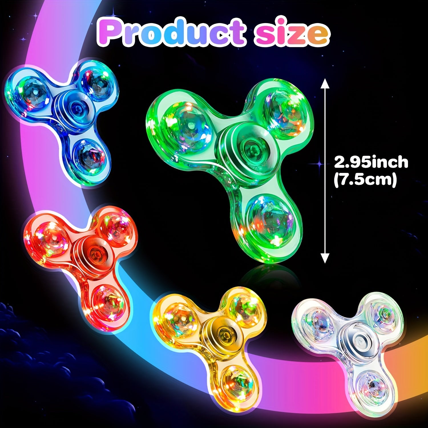 FIGROL LED Finger Spinner Party Favors Gift Bag Fillers for Birthdays