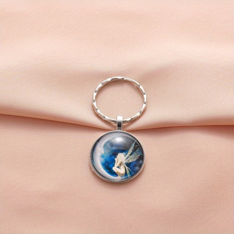 Enamel Keychain Pendant Girls' Jewelry Gift for Daughter