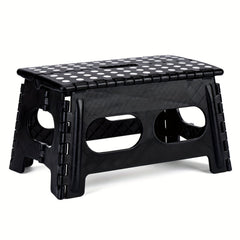 1pc Widened Folding Stools Portable Handle Plastic Foldable Chair