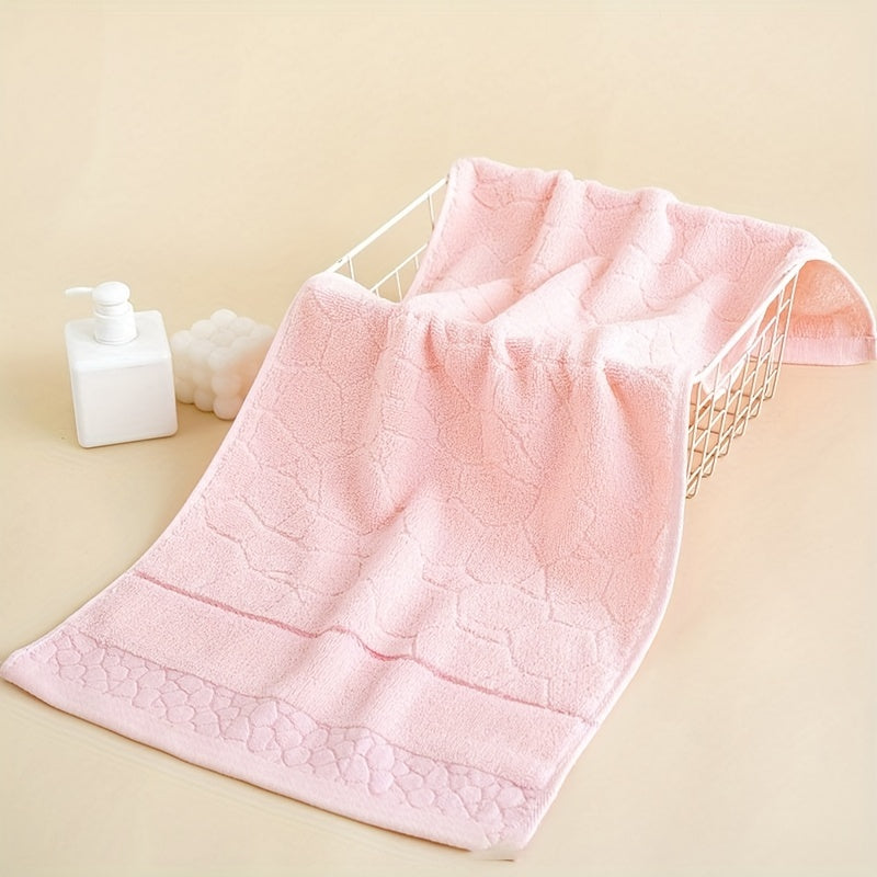 4pcs Soft Cotton Hand Towels for Home Bathroom Gym Spa Plain Absorbent Towel