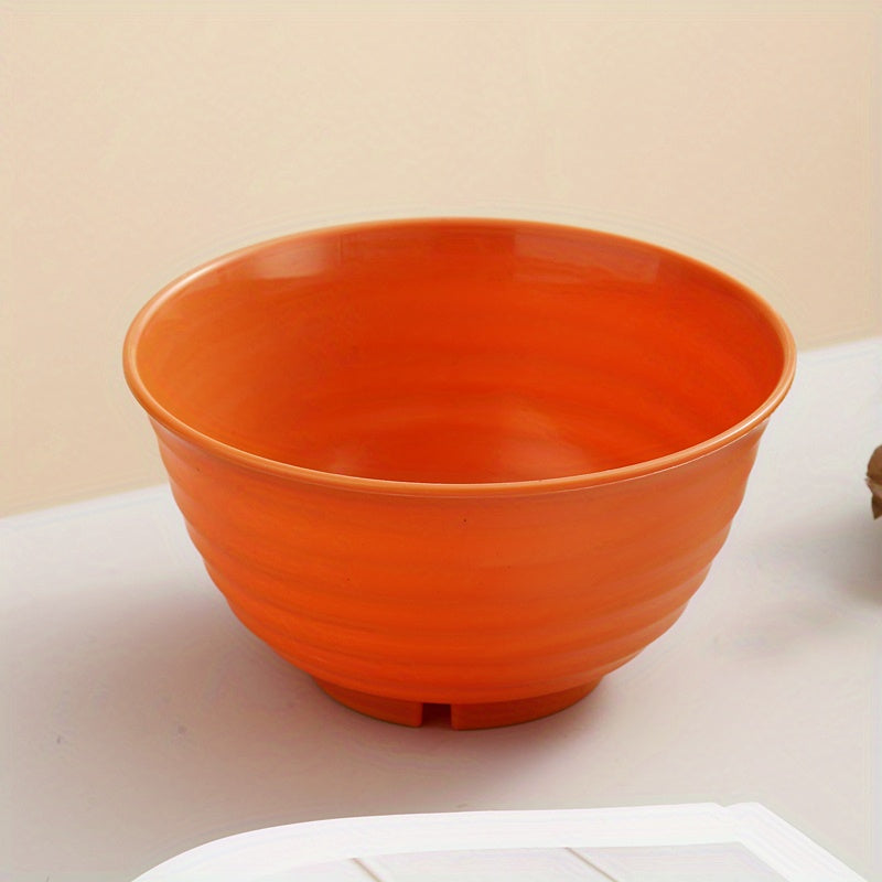4PCS Plastic Cereal Bowls 30 Oz, Microwave/Dishwasher Safe Salad Soup Rame