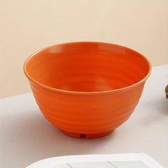 4PCS Plastic Cereal Bowls 30 Oz, Microwave/Dishwasher Safe Salad Soup Rame