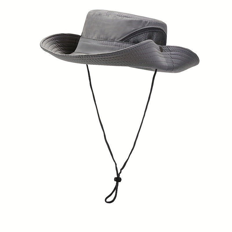 Outdoor Sun Hat Mesh Breathable UV Protection Big Brim Hat