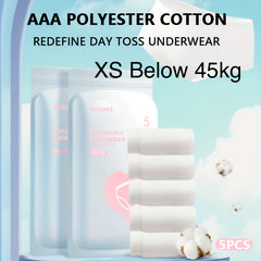 5pcs Disposable Women Panties Soft And Comfortable For Travel Hotel Outdoor