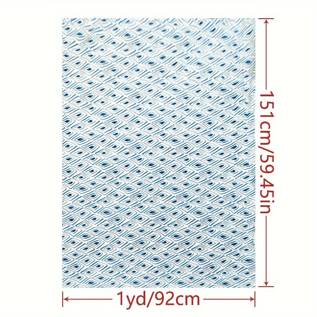 1pc Faux Cotton Fabric Diy Cloth Pants Dress Fabric Diy Quilt 1yard Cut Size