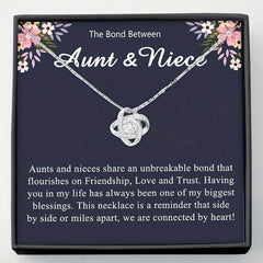 Faux Diamond & Copper Zircon Pendant Necklace for Niece