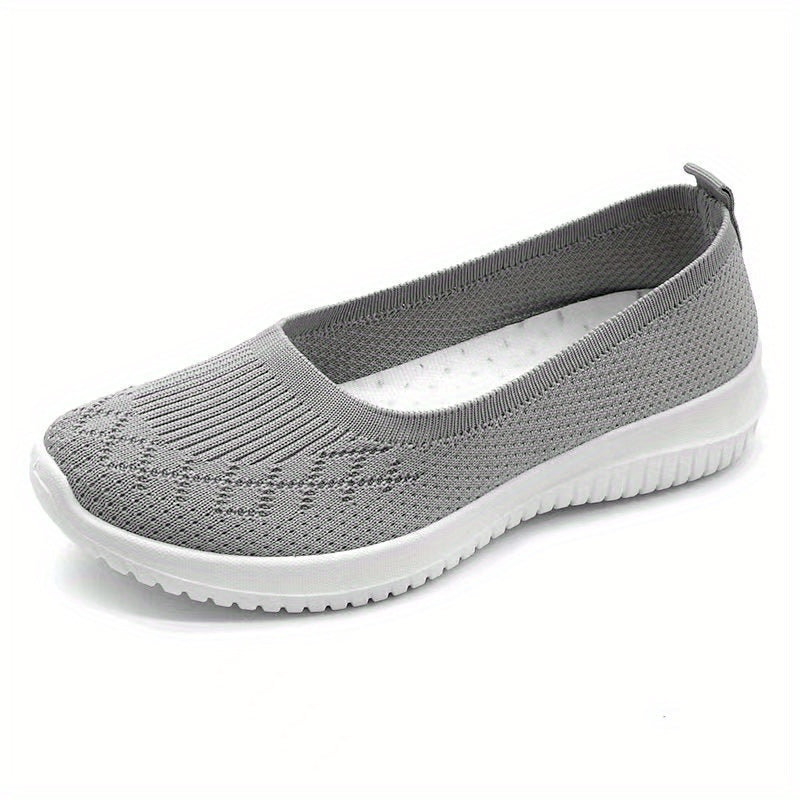 Women's Breathable Slip On Flat Soft sole Shoes Lightweight & Comfy Shoes