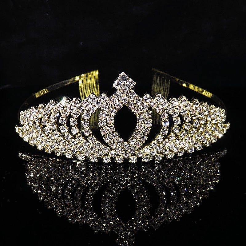 Silver Wedding Baroque Crown Bride Crowns And Tiaras