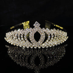 Silver Wedding Baroque Crown Bride Crowns And Tiaras