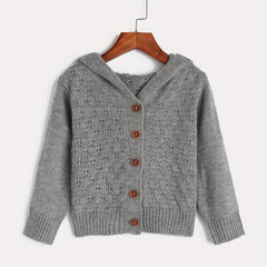Baby Girl's Cardigan Sweater Toddler's Long Sleeve Button Down Top