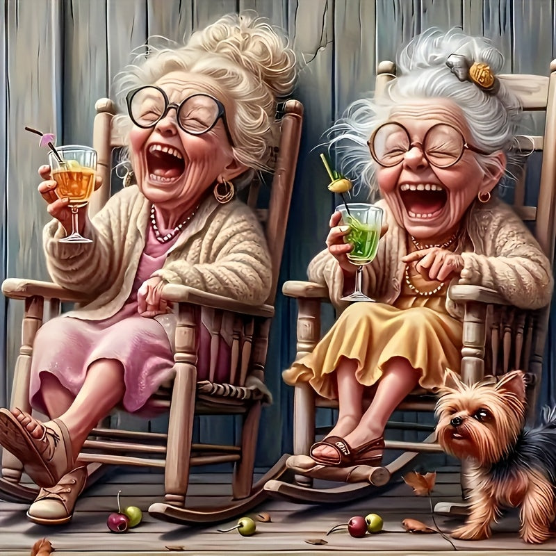 Grandma's Lazy Time Jigsaw Puzzle - Easy DIY