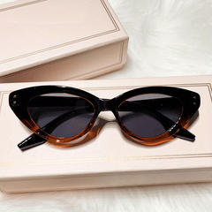 Gradient Cat Eye Sunglasses UV Protection Shades for Women