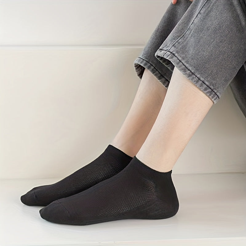 5 Pairs Men's Thin Cotton Low cut Socks For Outdoor Sports