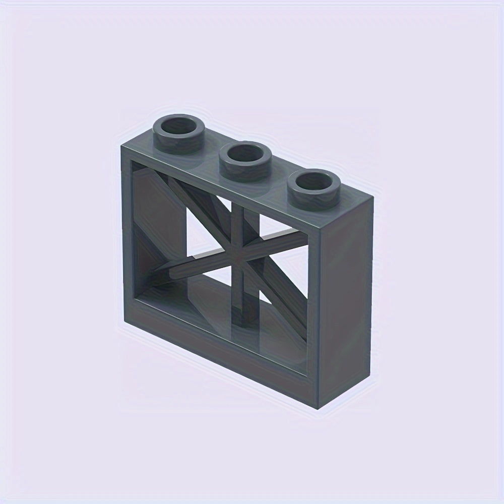 9pcs Building Block Fence Wall Set for DIY Animal Scene Play