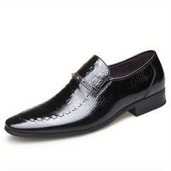 Men's Almond Toe Textured Loafer Shoes Spring/Summer