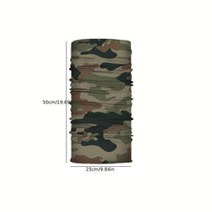 Bandana Balaclava Buff Neck Warmer Cycling Motorcycle Windproof Camouflage Mask