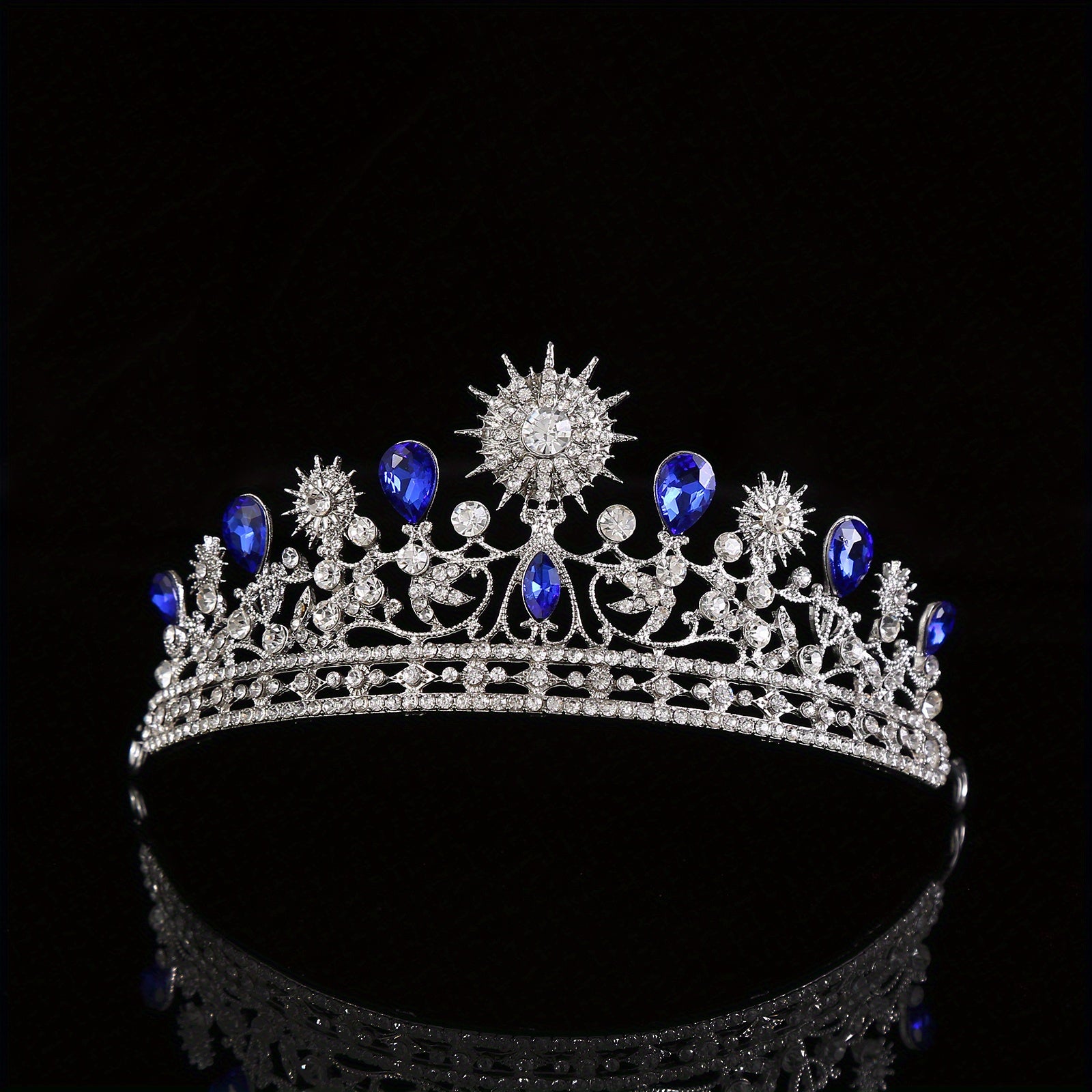 Bridal Rhinestone Crown Headband Wedding Hair Accessories